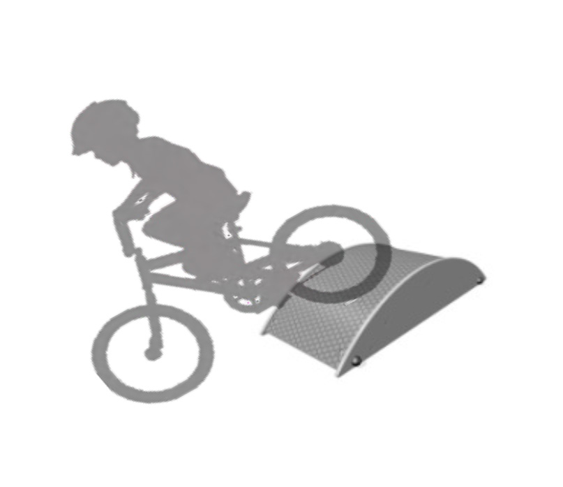 image of an outdoor bike ramp