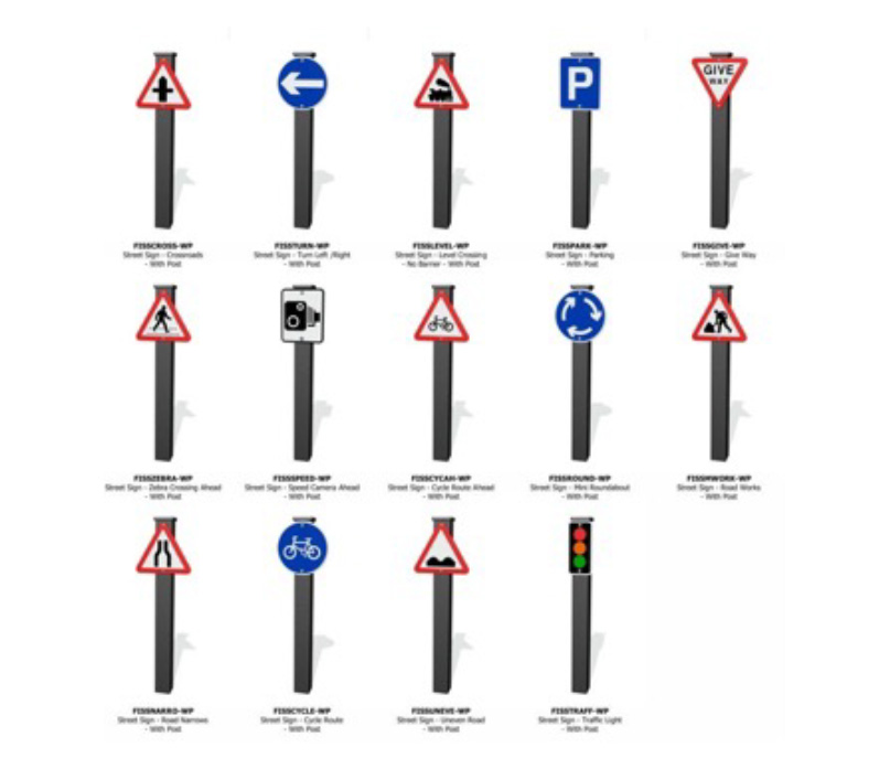 image of various signs