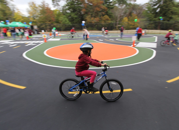 image of a child on bike